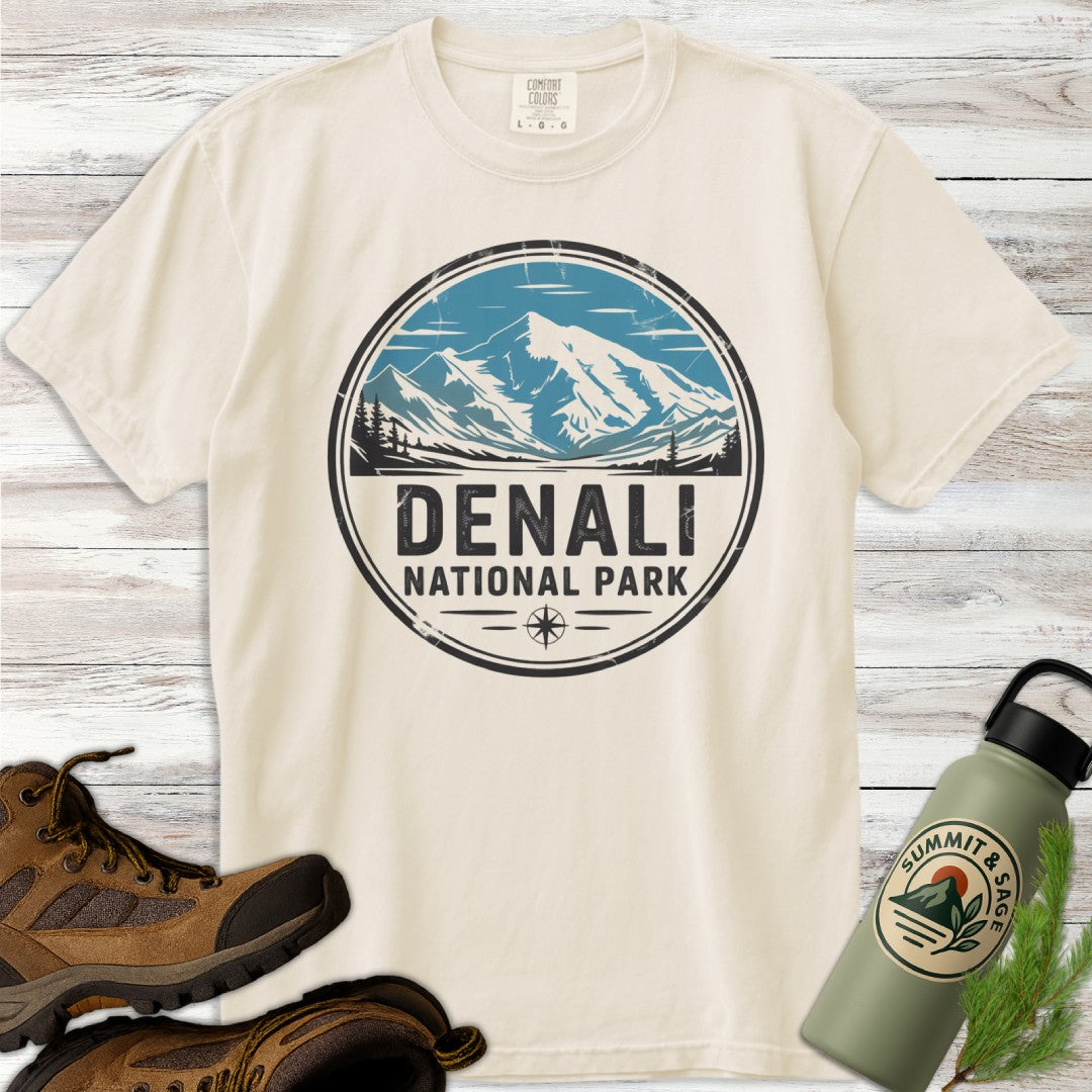 Denali National Park Badge T-Shirt