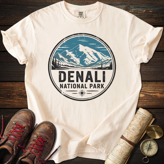 Denali National Park Badge T-Shirt