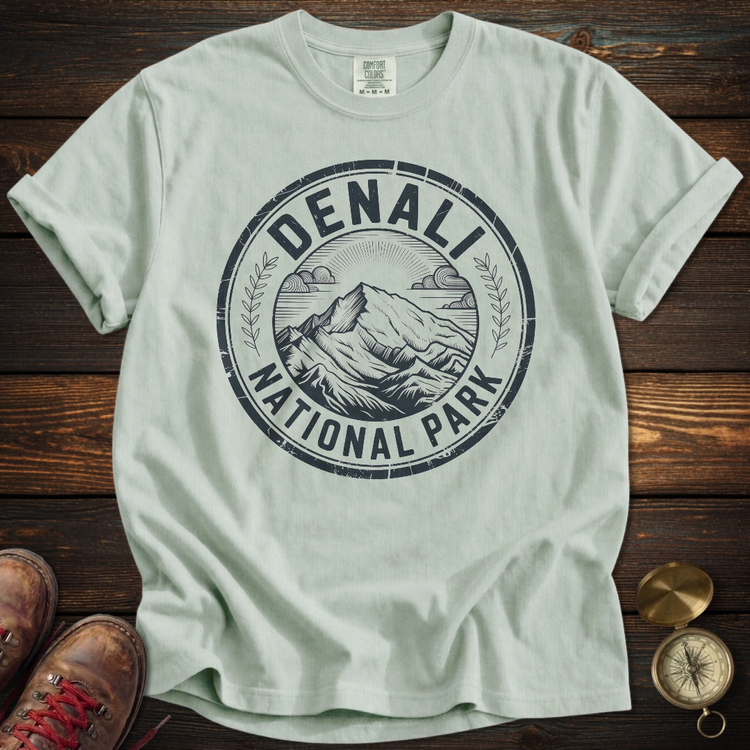 Denali National Park Badge T-Shirt