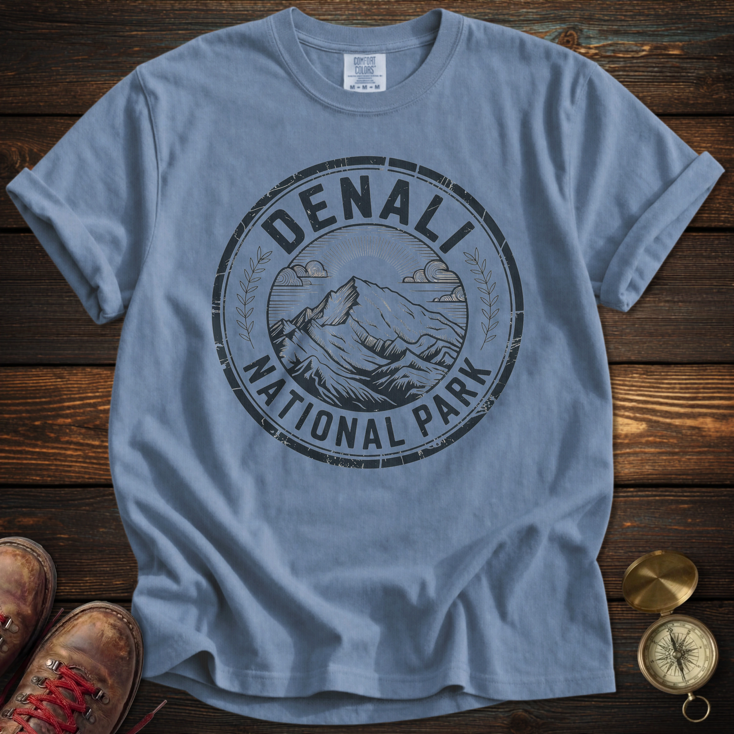 Denali National Park Badge T-Shirt