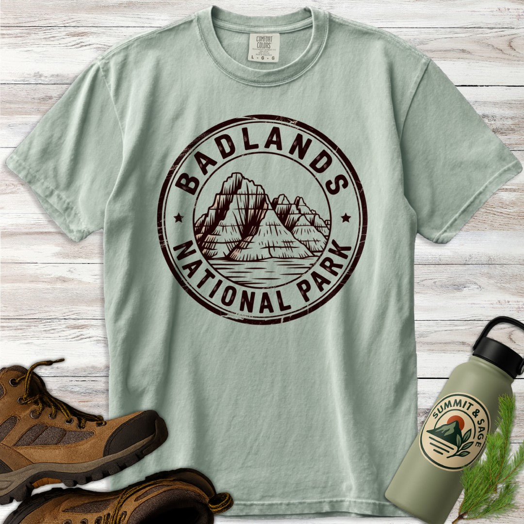 Badlands National Park Badge T-Shirt