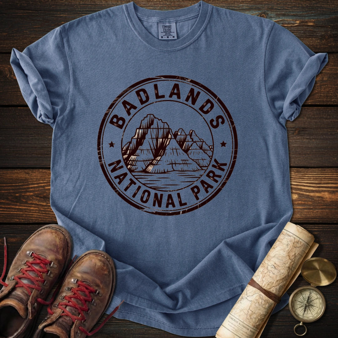 Badlands National Park Badge T-Shirt