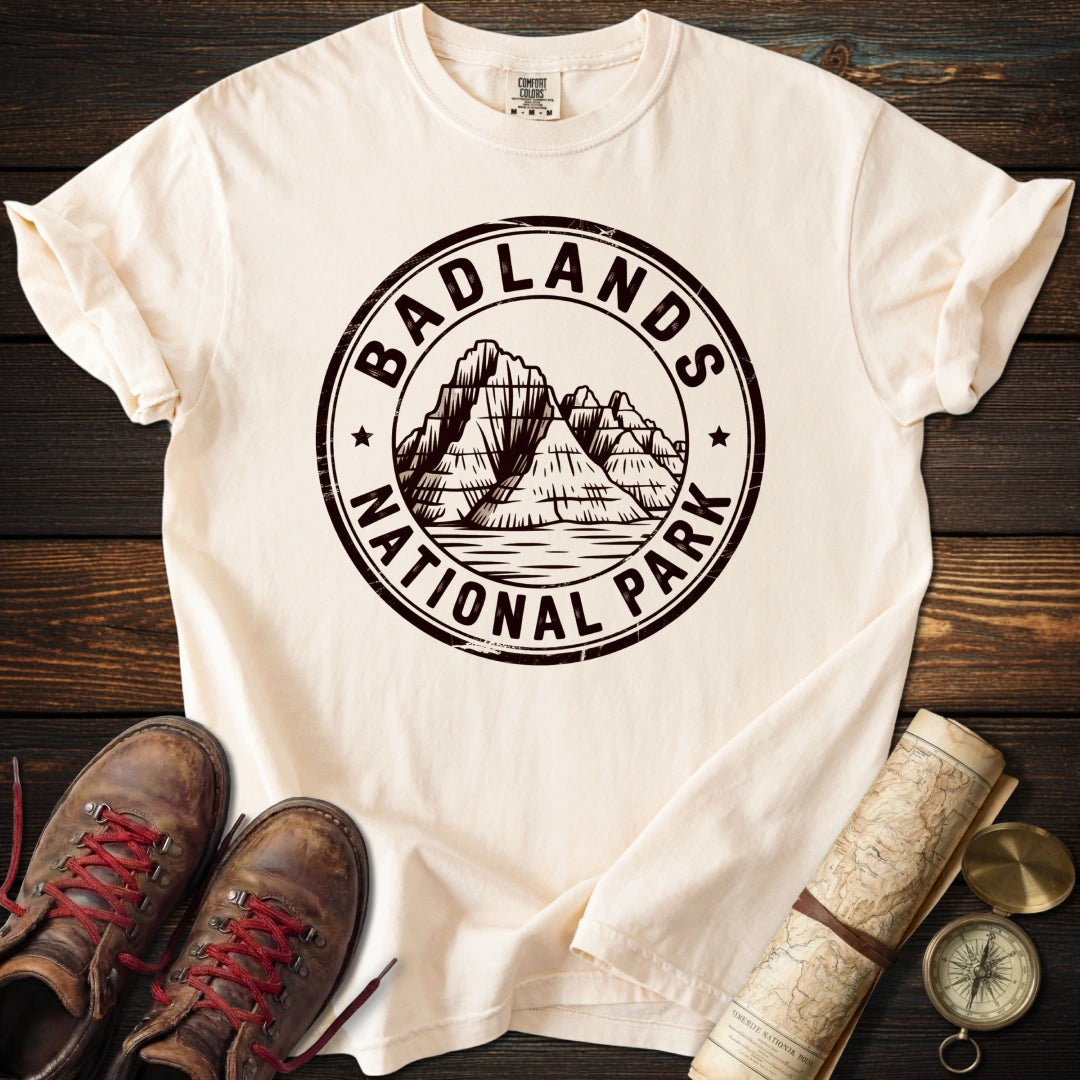 Badlands National Park Badge T-Shirt