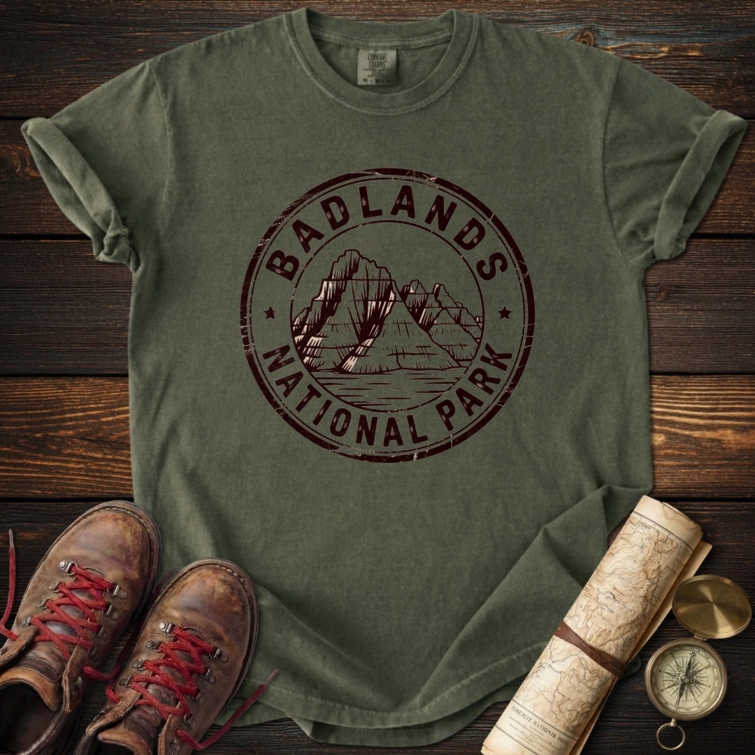 Badlands National Park Badge T-Shirt