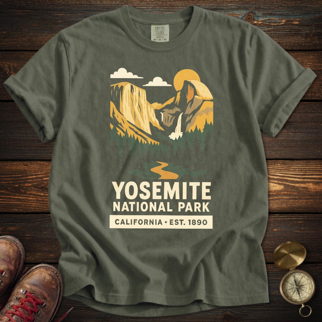 Yosemite National Park Graphic T-Shirt