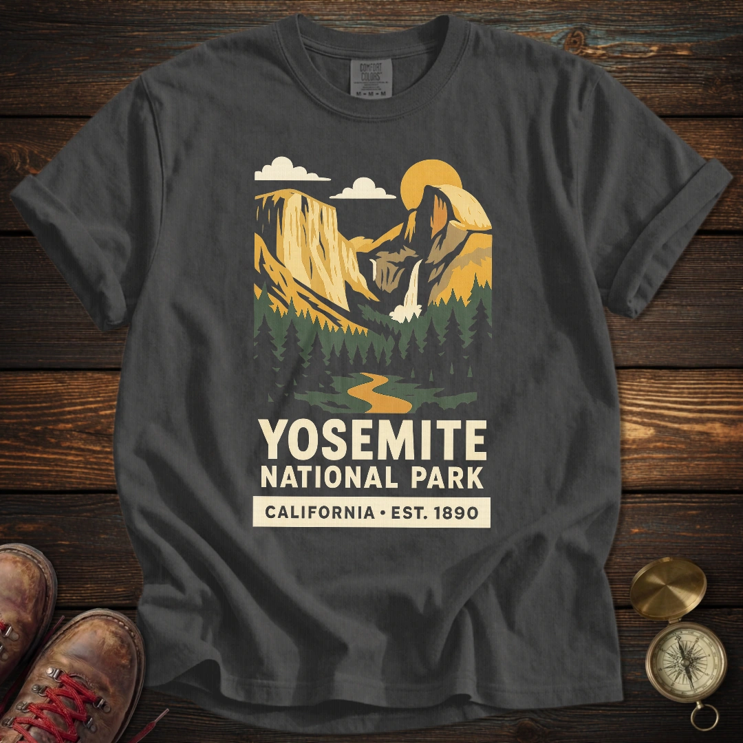 Yosemite National Park Graphic T-Shirt