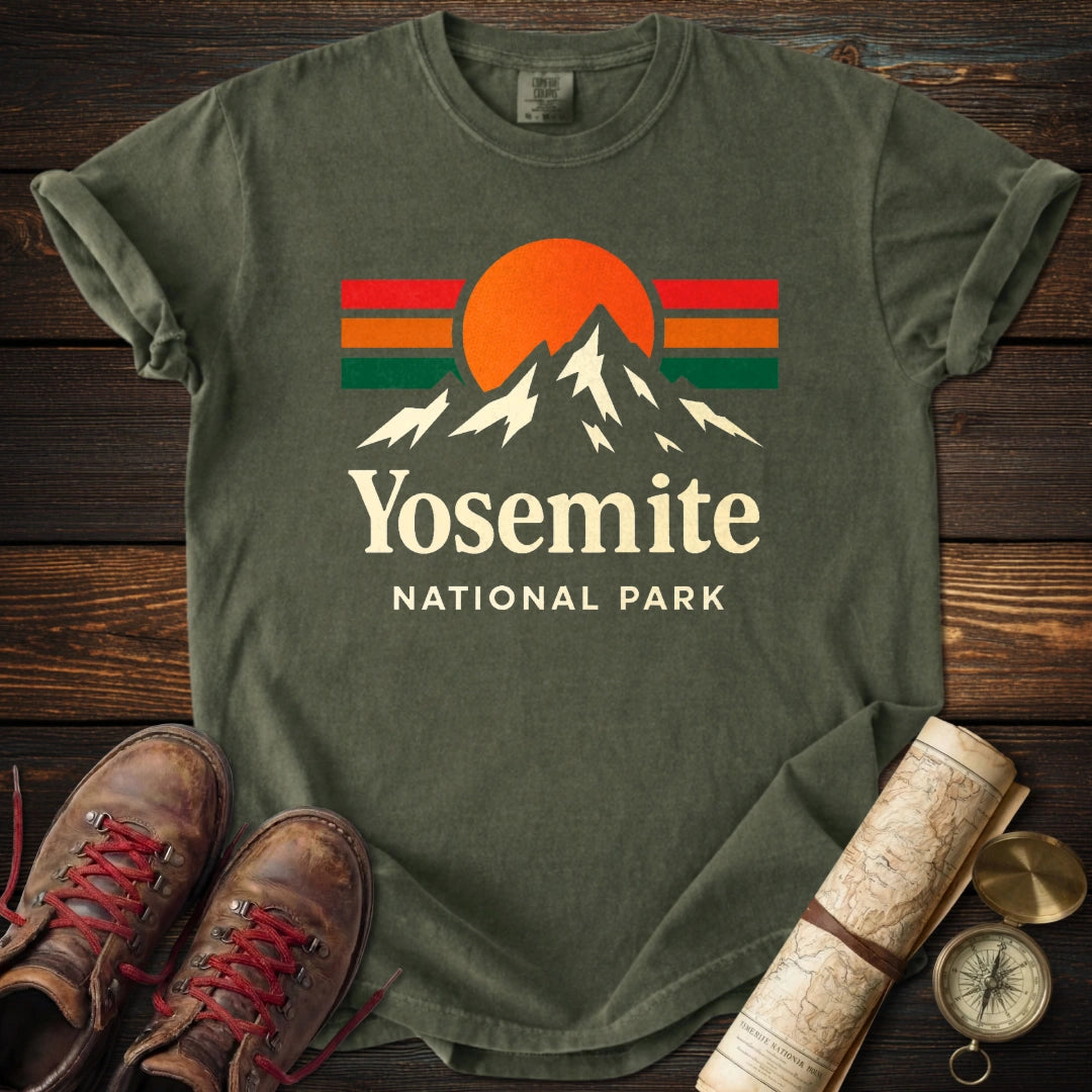 Yosemite National Park Colorful T-Shirt