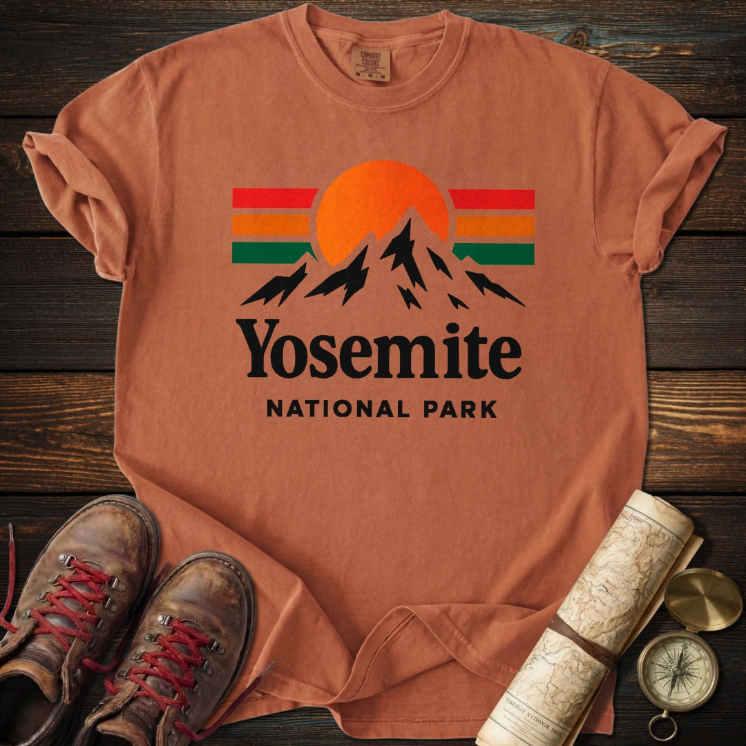 Yosemite National Park Colorful T-Shirt