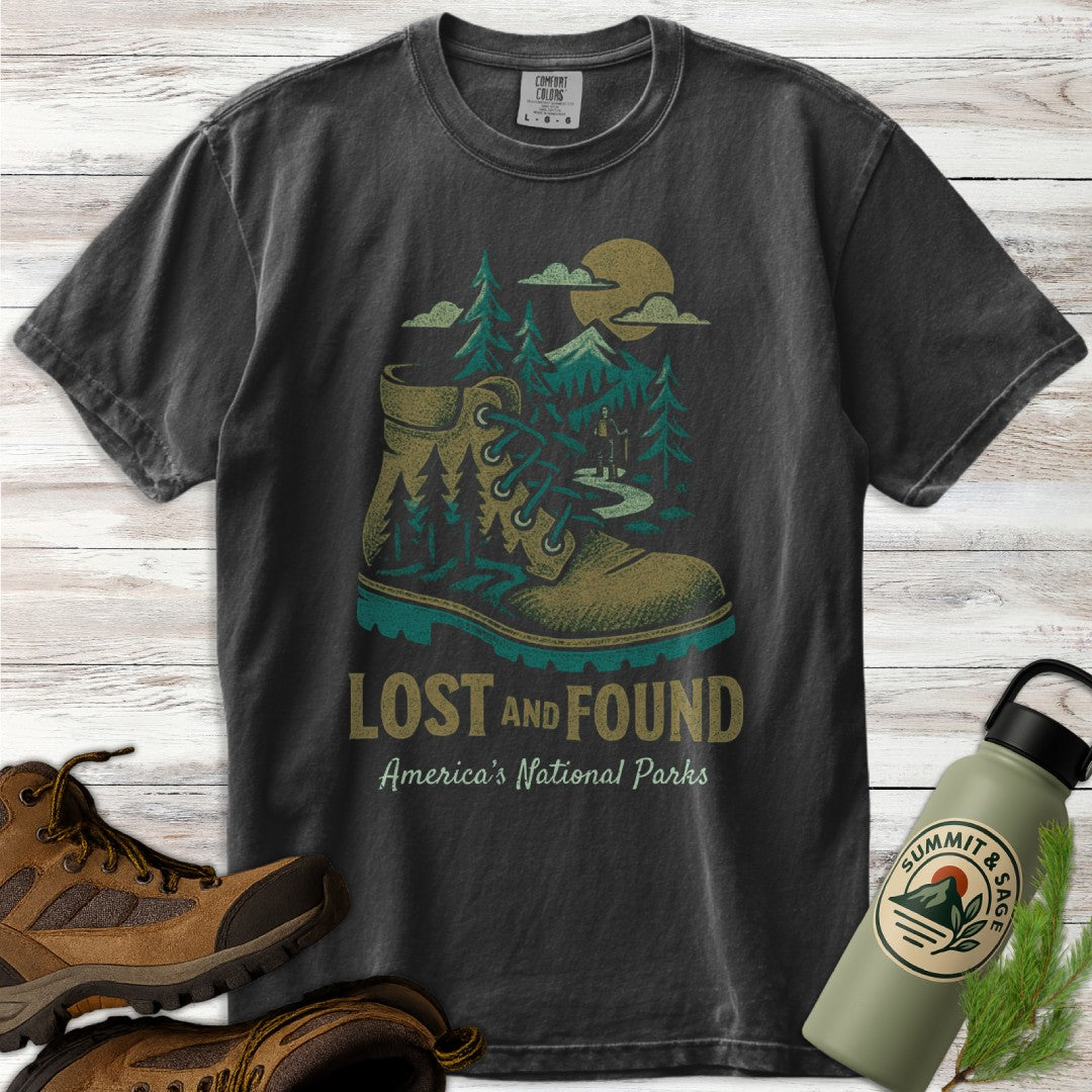 Distressed Boot America's National Parks T-Shirt