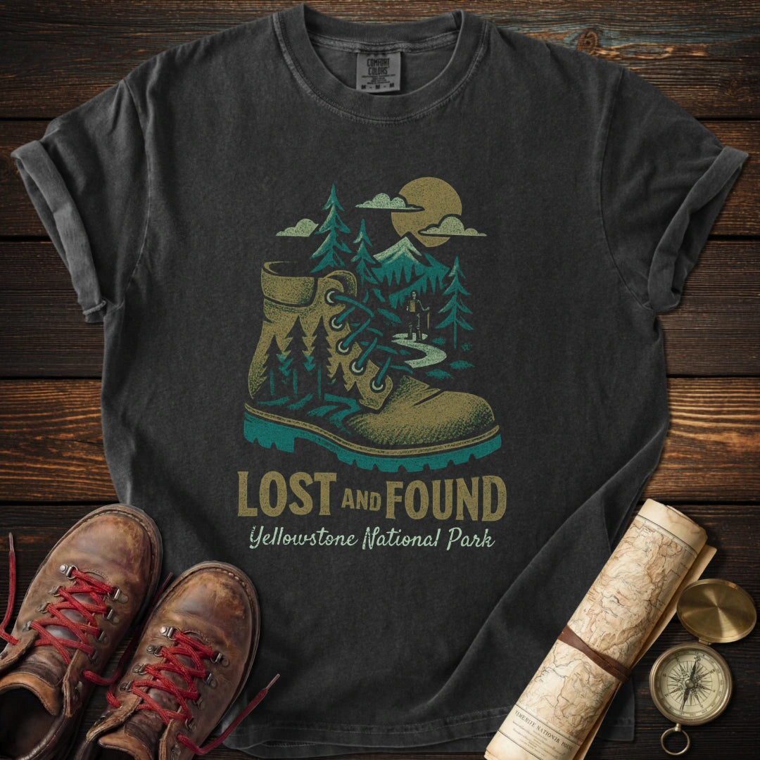 Distressed Boot Yellowstone T-Shirt