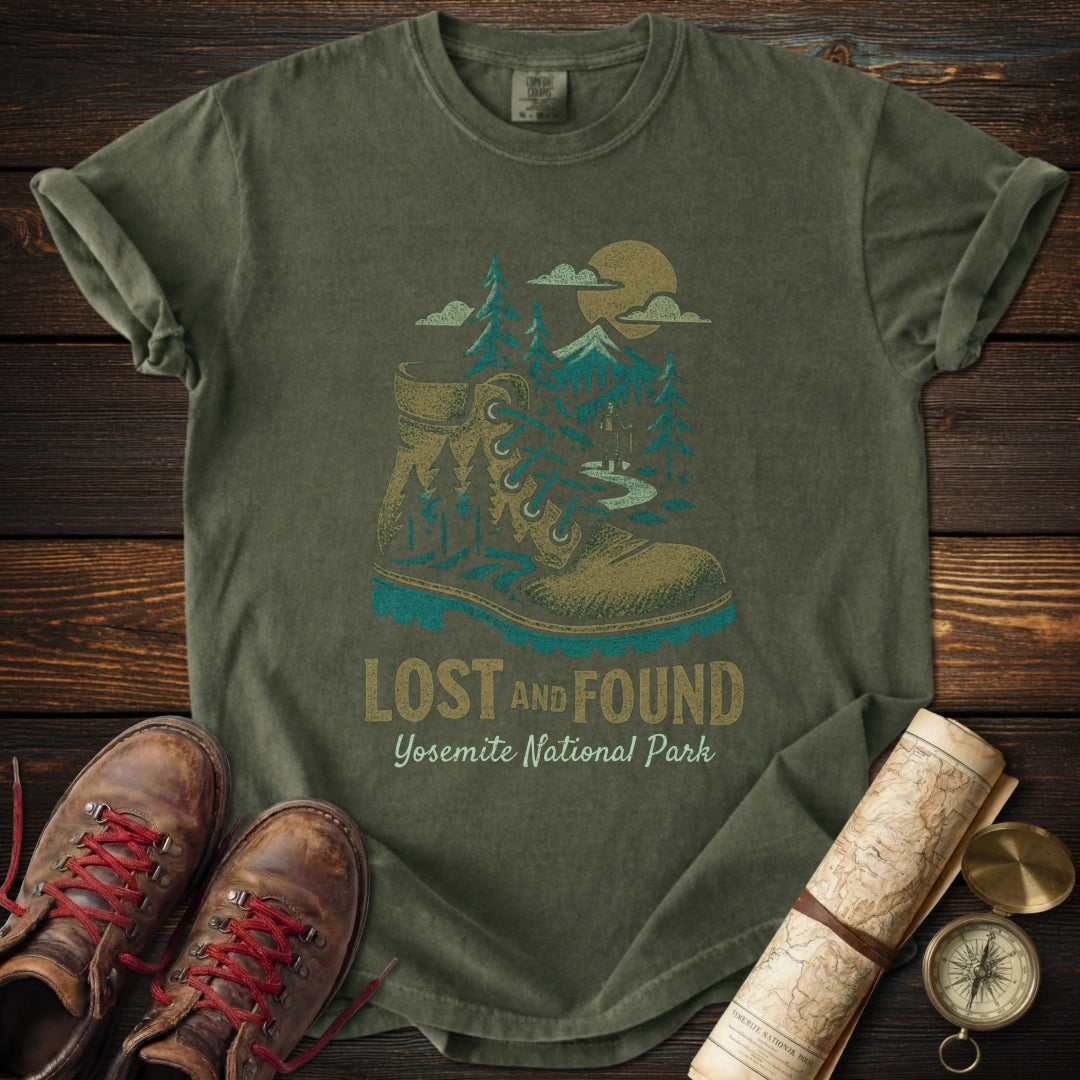 Distressed Boot Yosemite T-Shirt