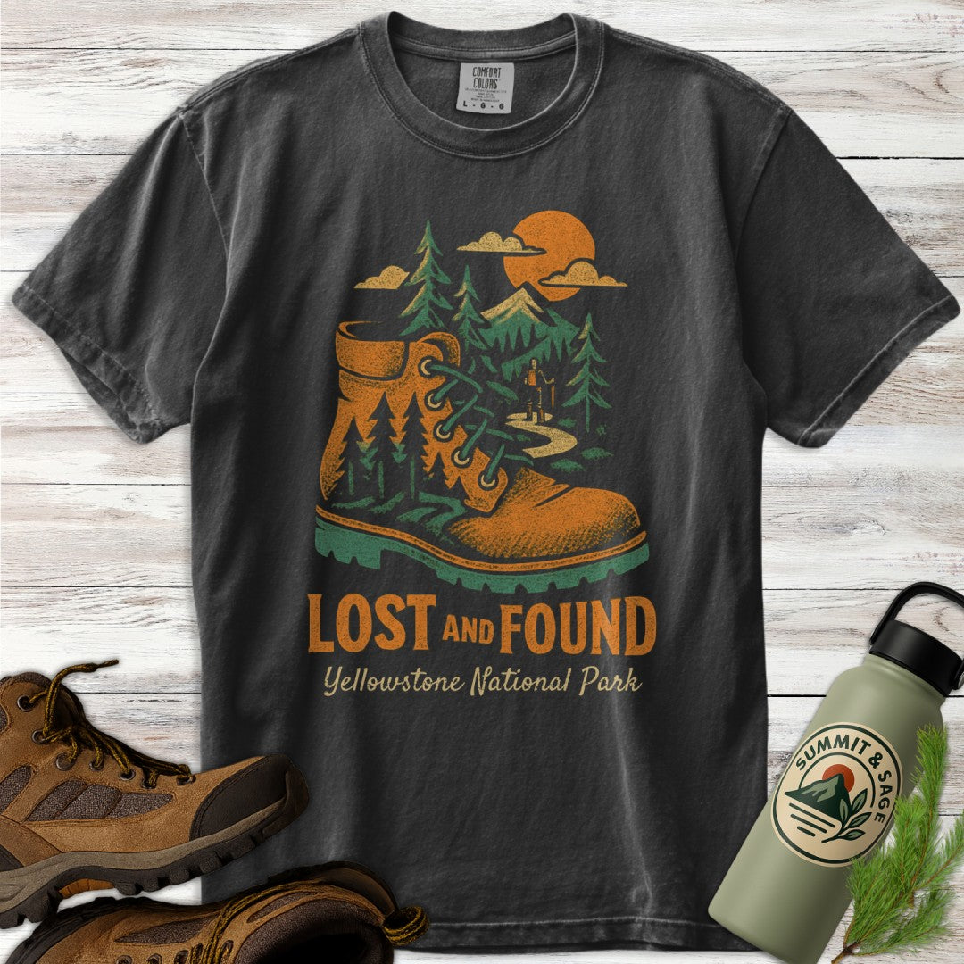 Distressed Boot Yellowstone T-Shirt