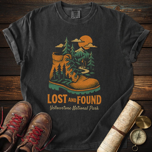 Distressed Boot Yellowstone T-Shirt