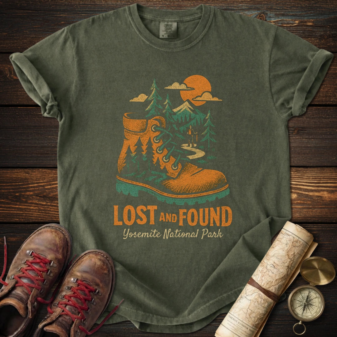 Distressed Boot Yosemite T-Shirt