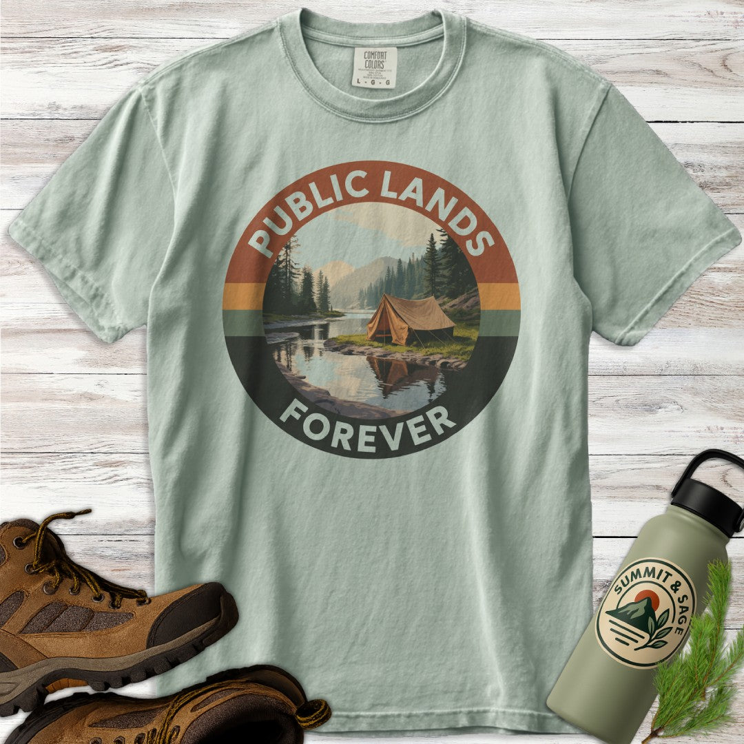 Public Lands Forever Badge T-Shirt