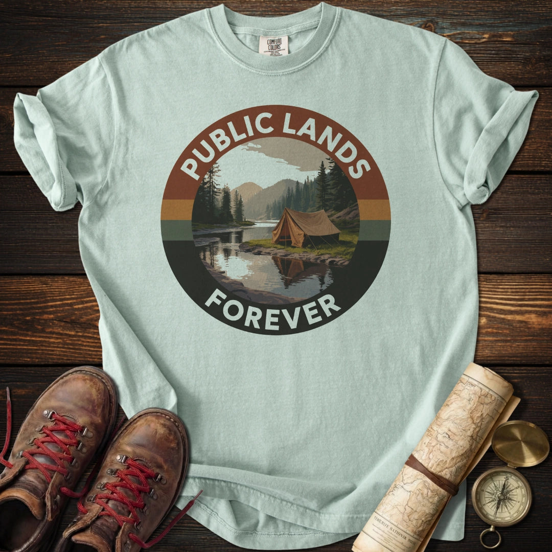 Public Lands Forever Badge T-Shirt