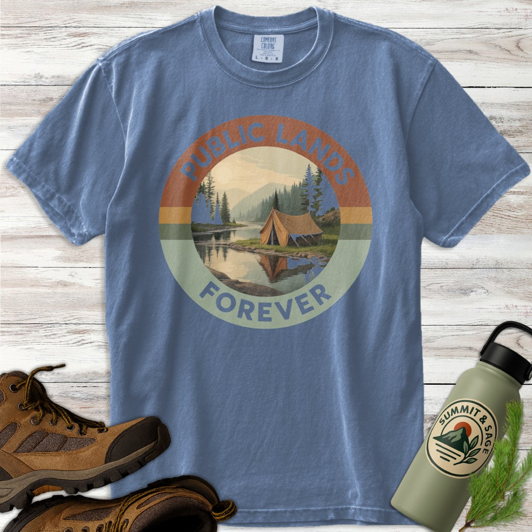 Public Lands Forever Badge T-Shirt