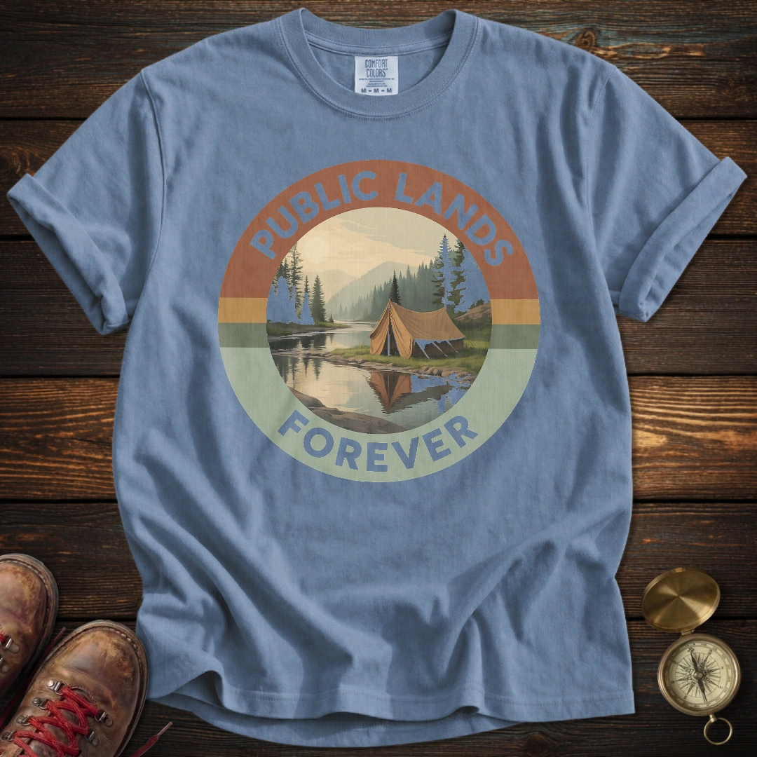 Public Lands Forever Badge T-Shirt
