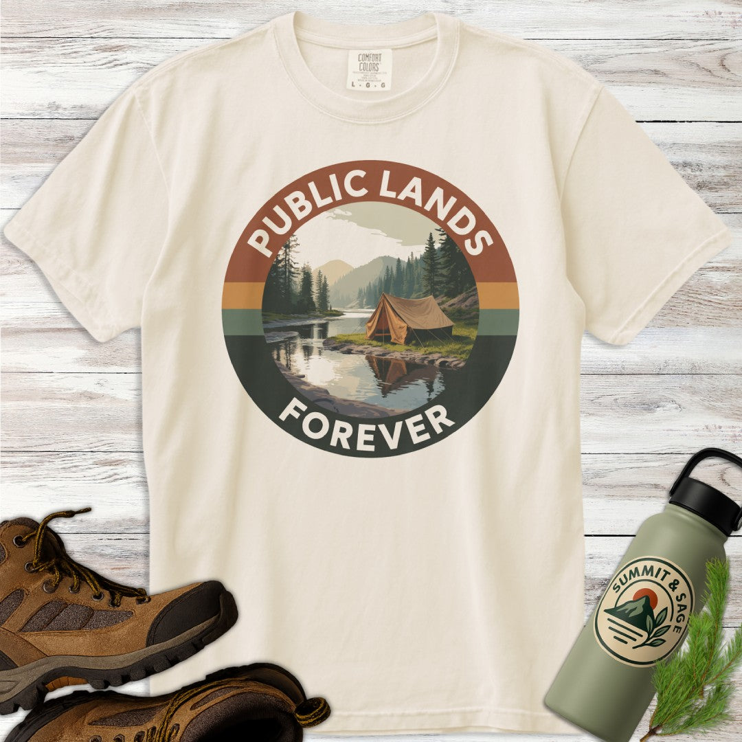 Public Lands Forever Badge T-Shirt