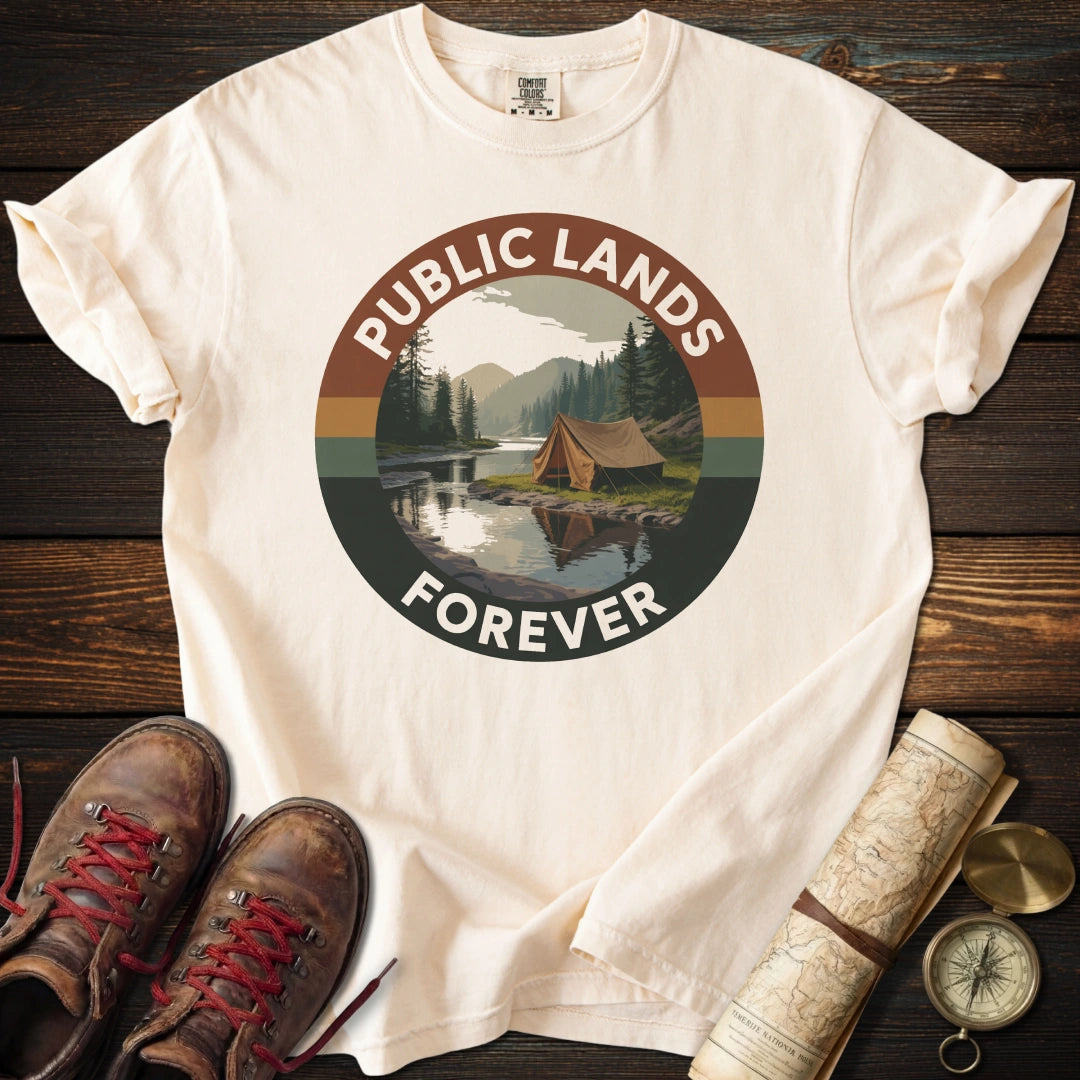 Public Lands Forever Badge T-Shirt