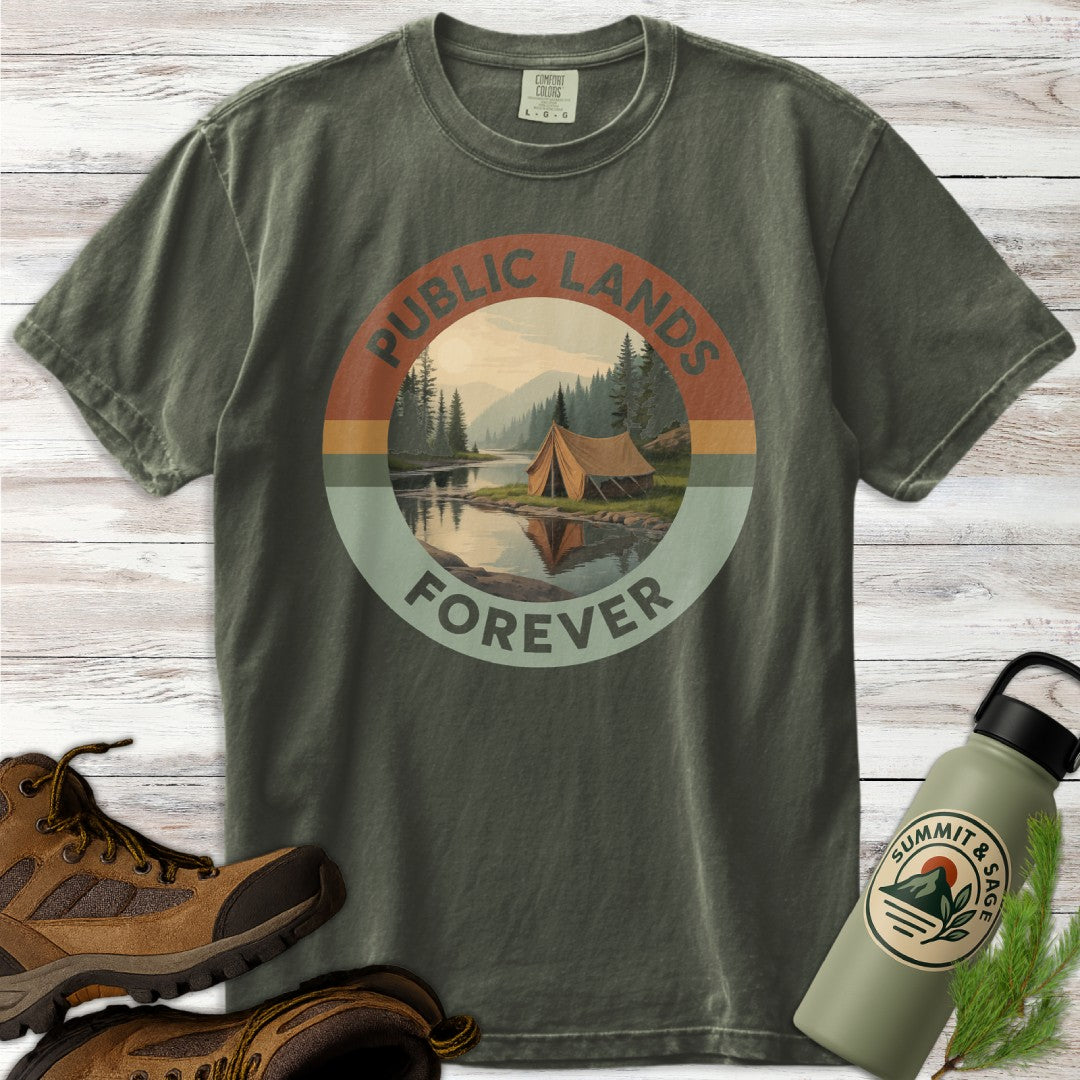 Public Lands Forever Badge T-Shirt