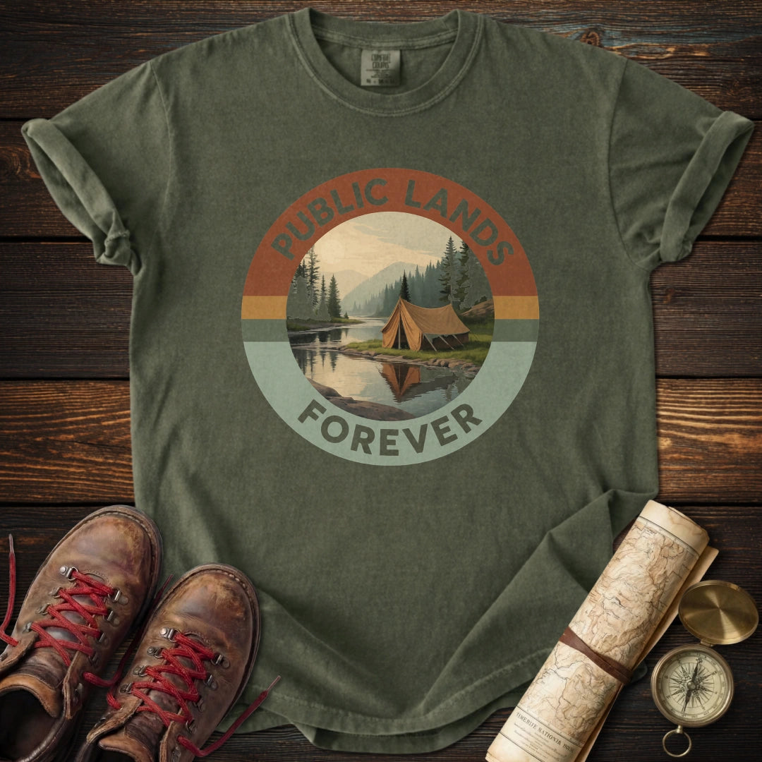Public Lands Forever Badge T-Shirt
