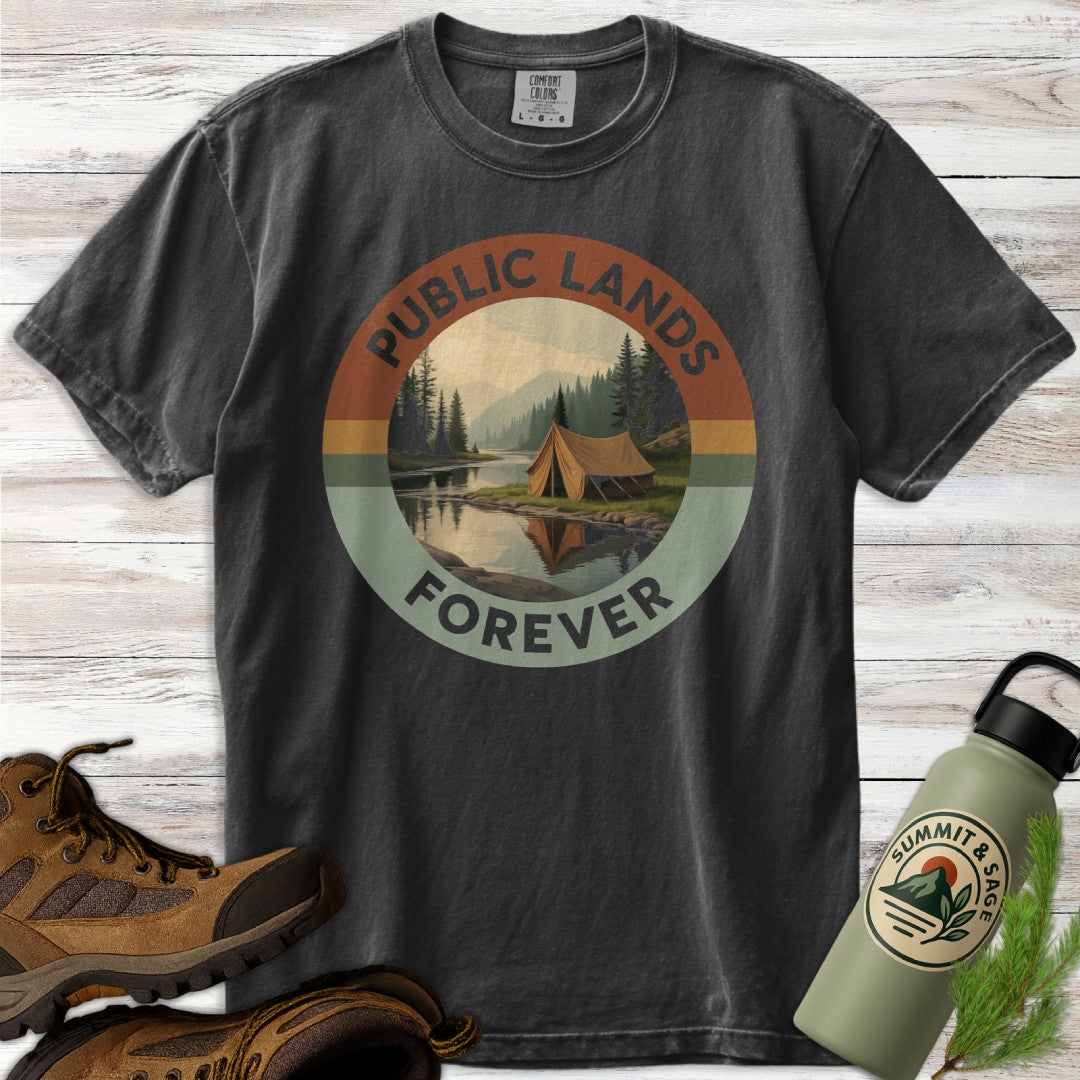 Public Lands Forever Badge T-Shirt