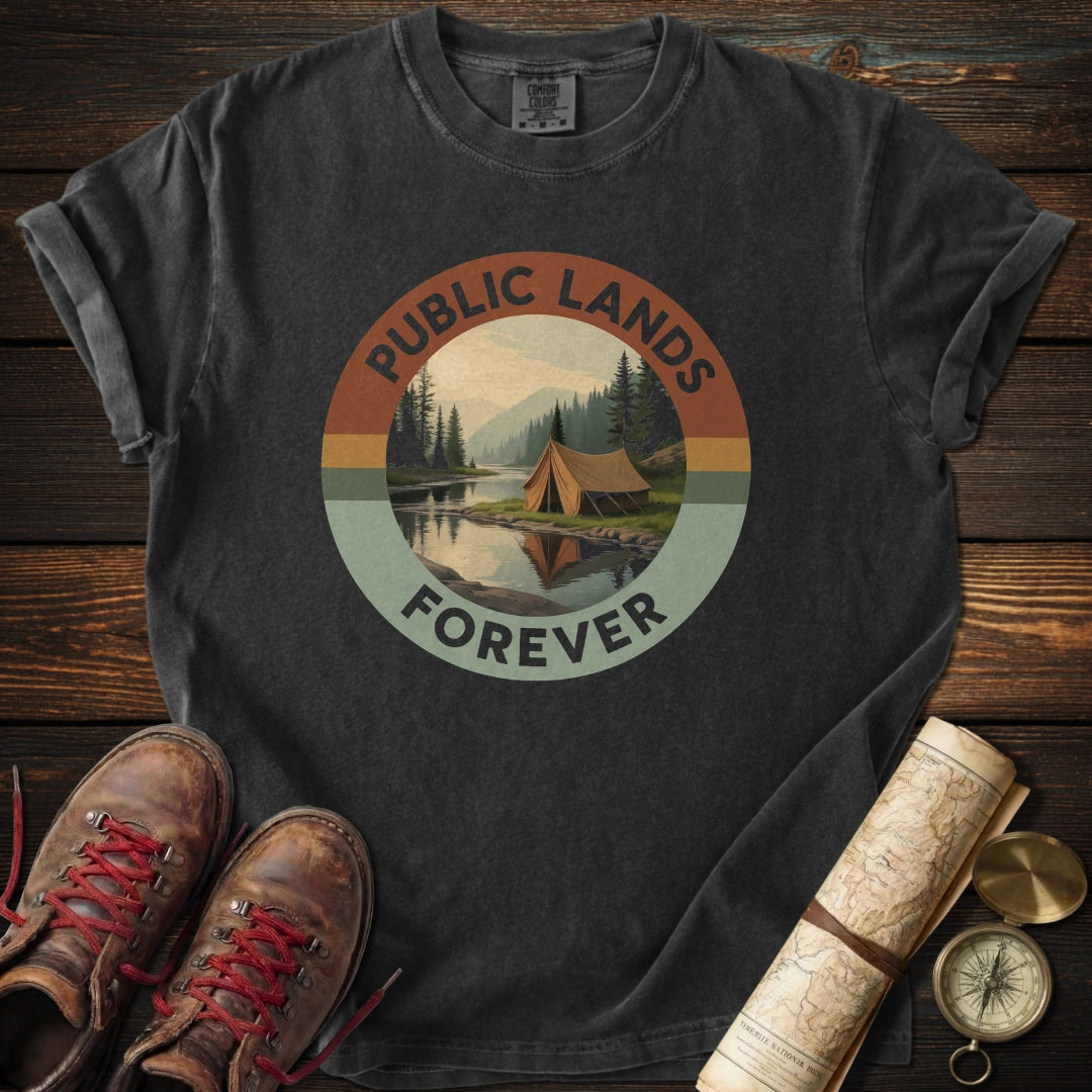 Public Lands Forever Badge T-Shirt