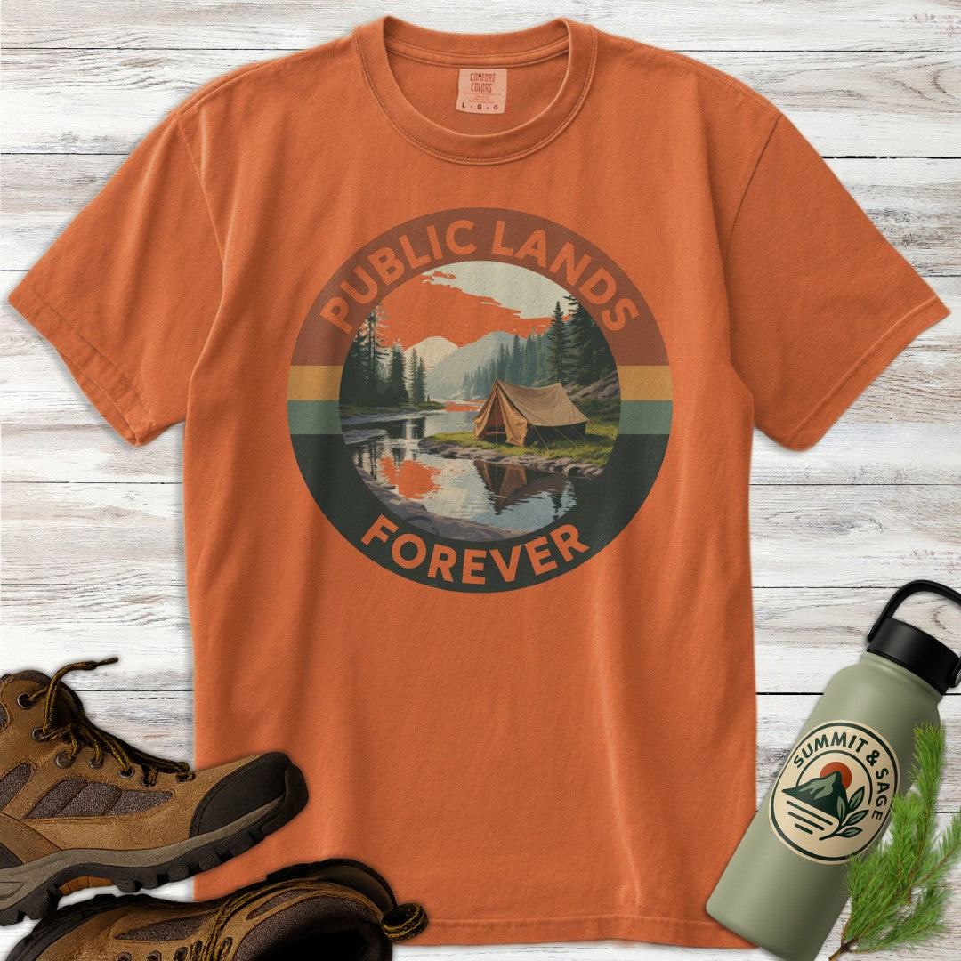 Public Lands Forever Badge T-Shirt