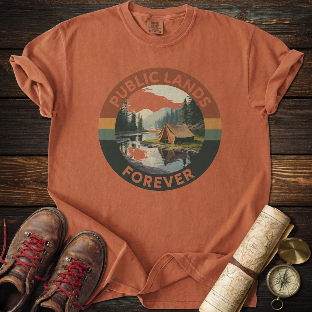 Public Lands Forever Badge T-Shirt
