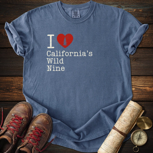I Heart California's Wild Nine T-Shirt