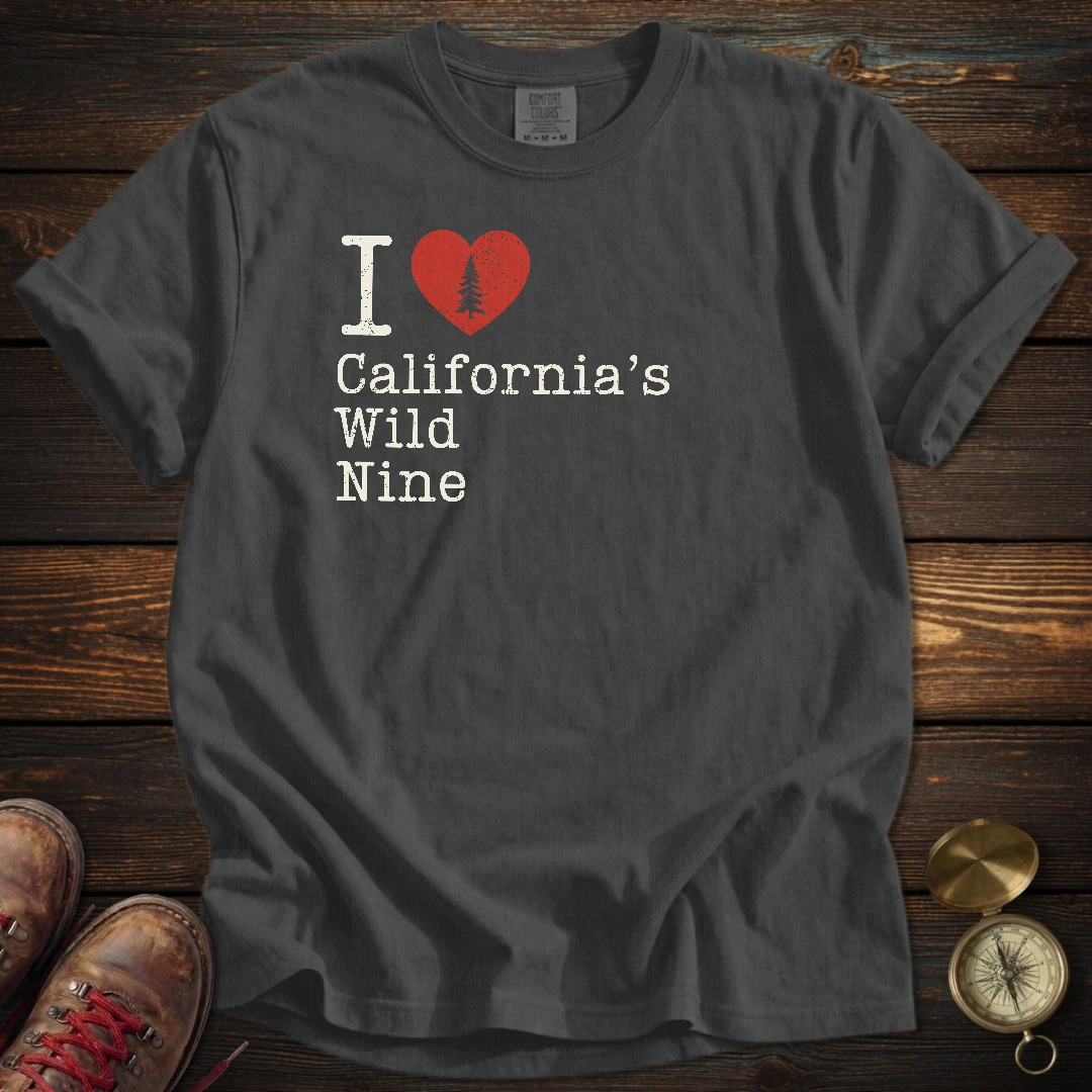 I Heart California's Wild Nine T-Shirt