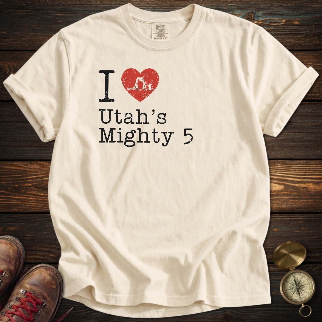 I Heart Utah's Mighty 5 T-Shirt