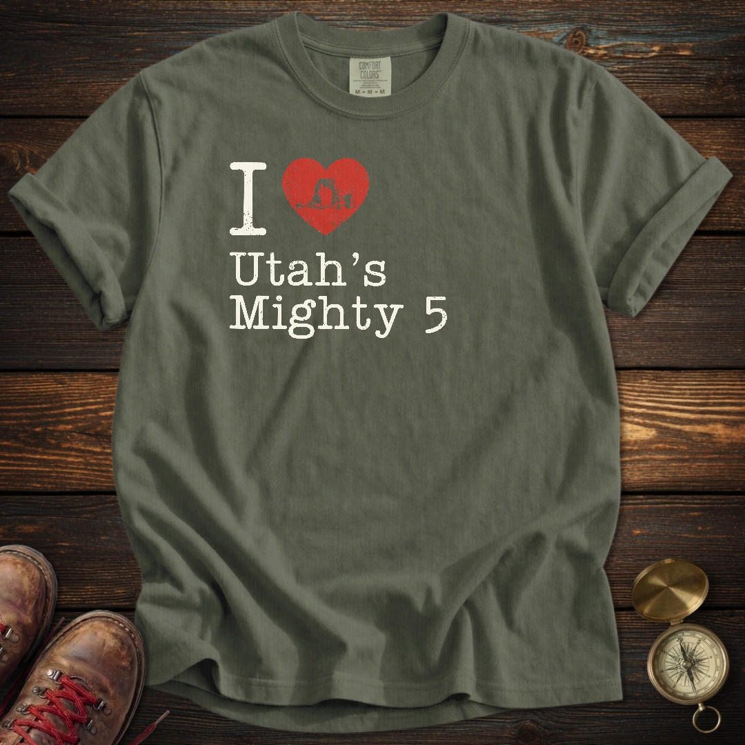 I Heart Utah's Mighty 5 T-Shirt
