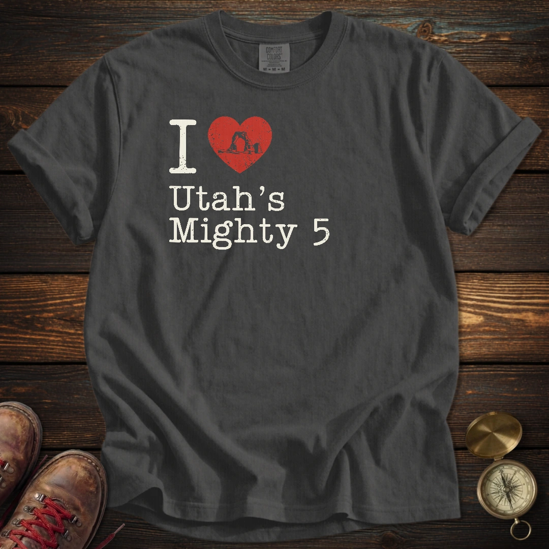 I Heart Utah's Mighty 5 T-Shirt