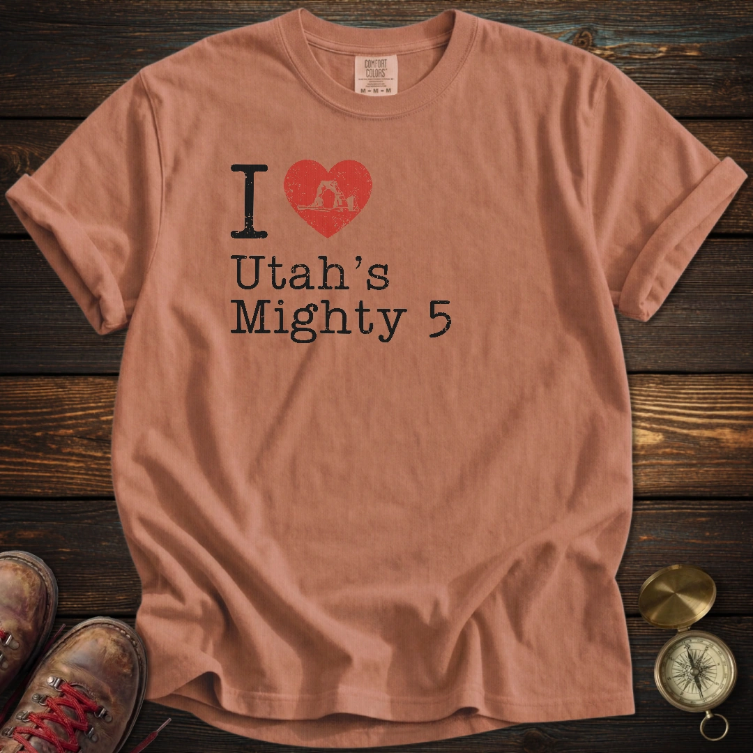 I Heart Utah's Mighty 5 T-Shirt