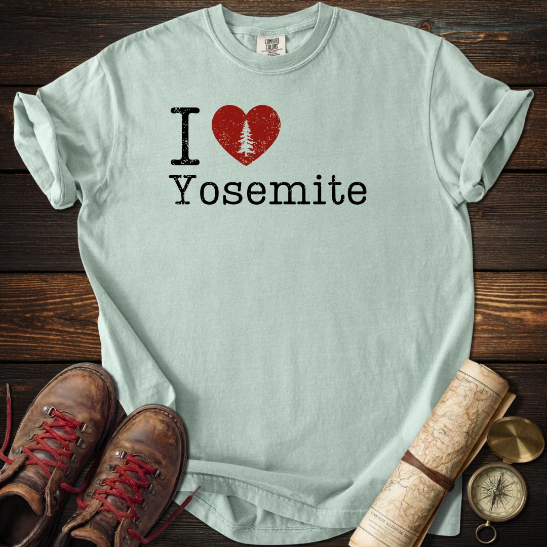 I Heart Yosemite Distressed T-Shirt