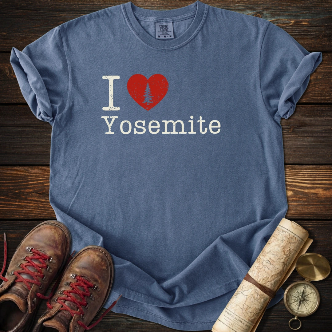 I Heart Yosemite Distressed T-Shirt