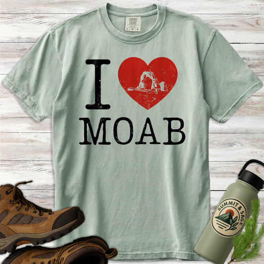 I Heart Moab Distressed T-Shirt
