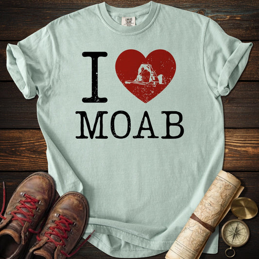 I Heart Moab Distressed T-Shirt