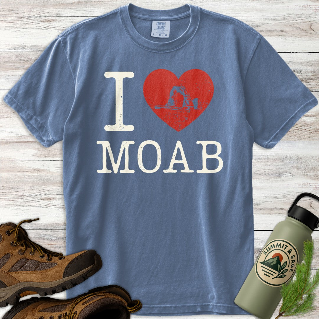 I Heart Moab Distressed T-Shirt