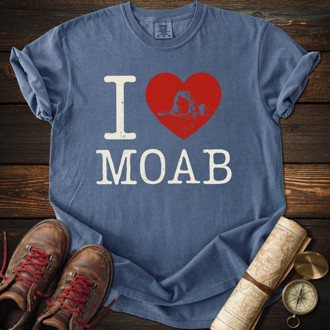 I Heart Moab Distressed T-Shirt