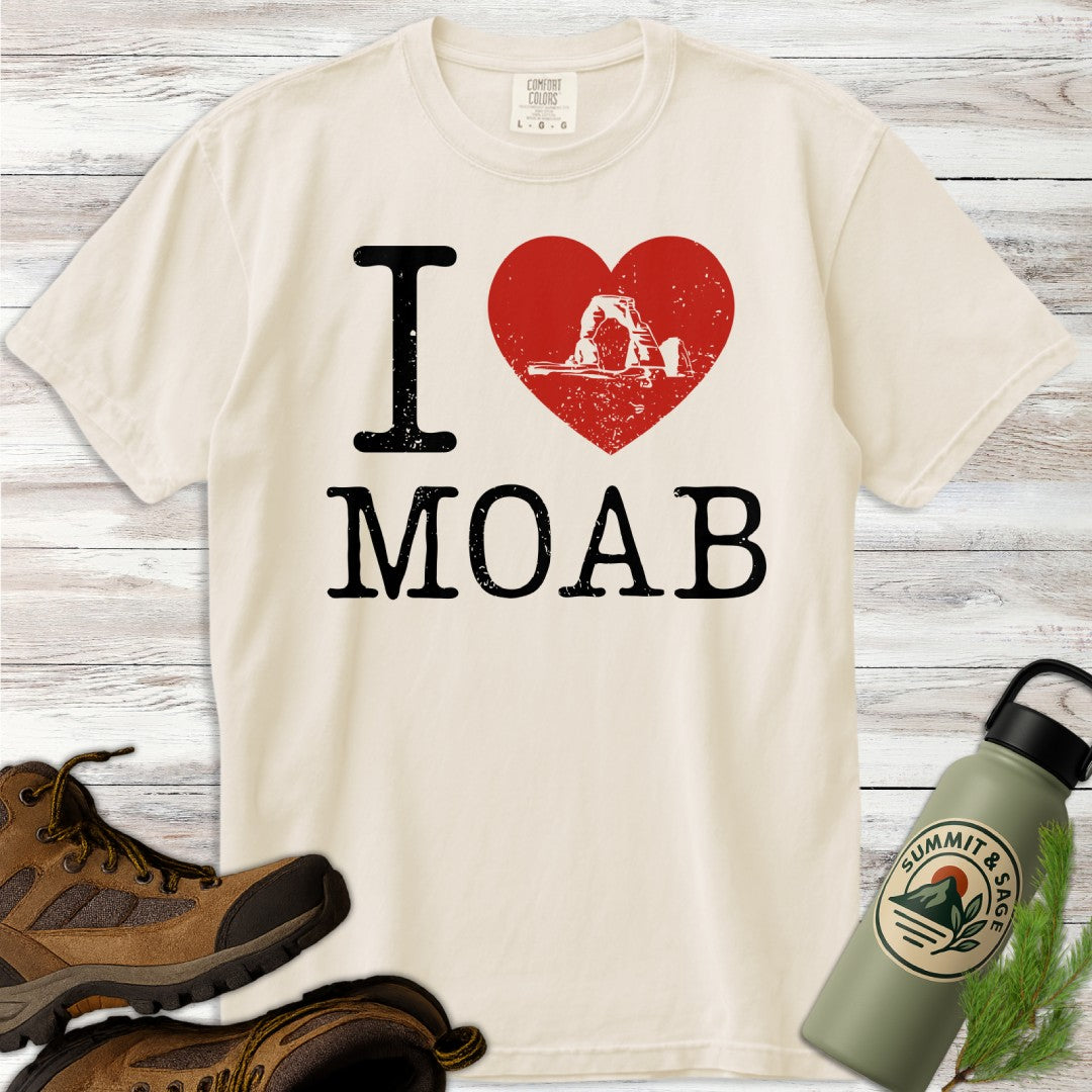 I Heart Moab Distressed T-Shirt