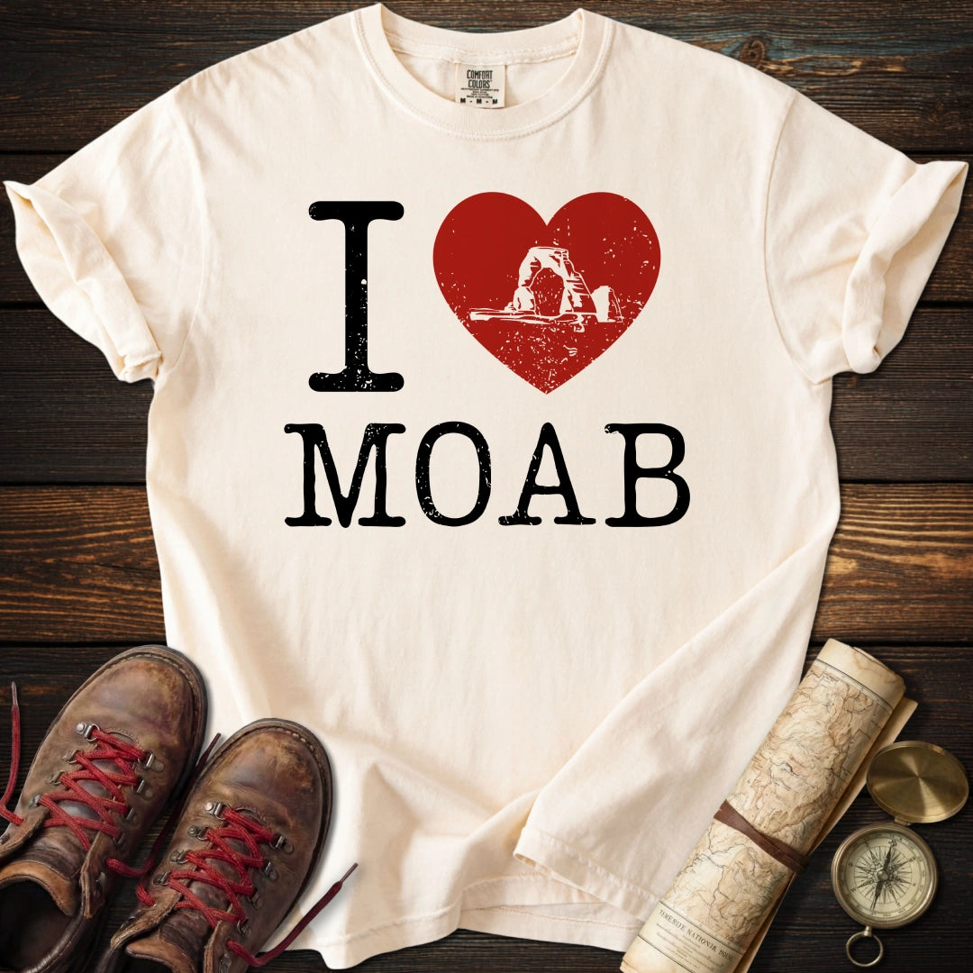 I Heart Moab Distressed T-Shirt