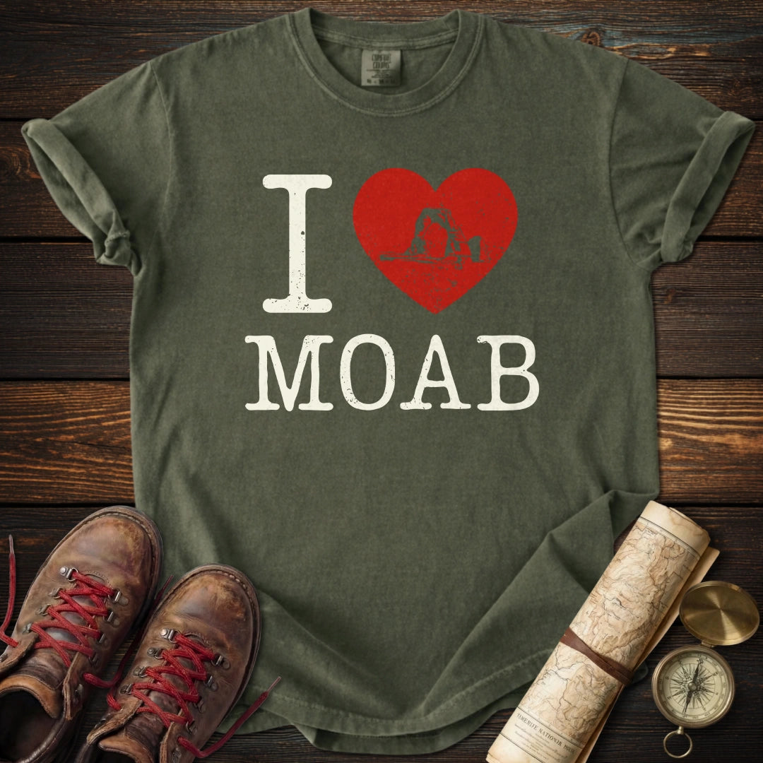 I Heart Moab Distressed T-Shirt