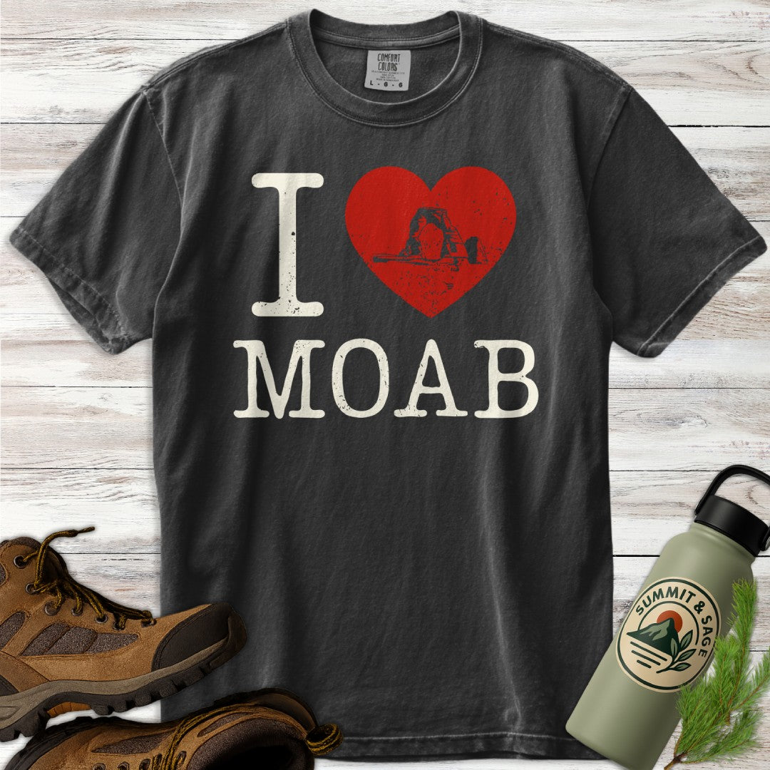 I Heart Moab Distressed T-Shirt