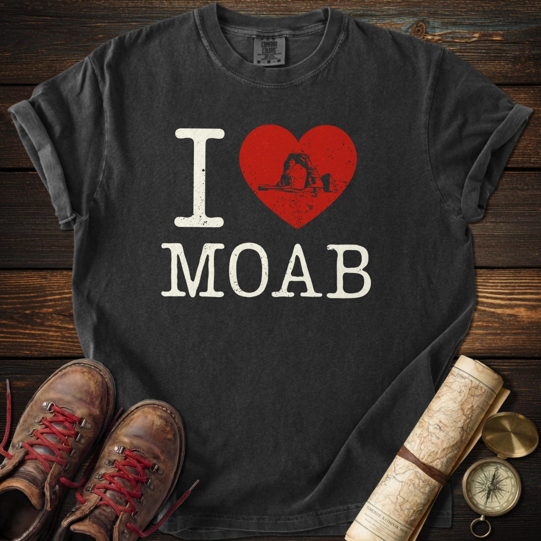 I Heart Moab Distressed T-Shirt
