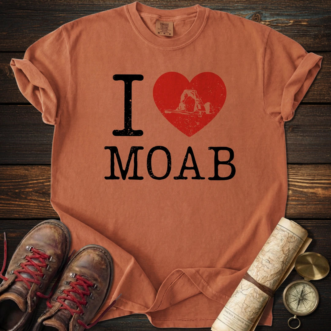 I Heart Moab Distressed T-Shirt