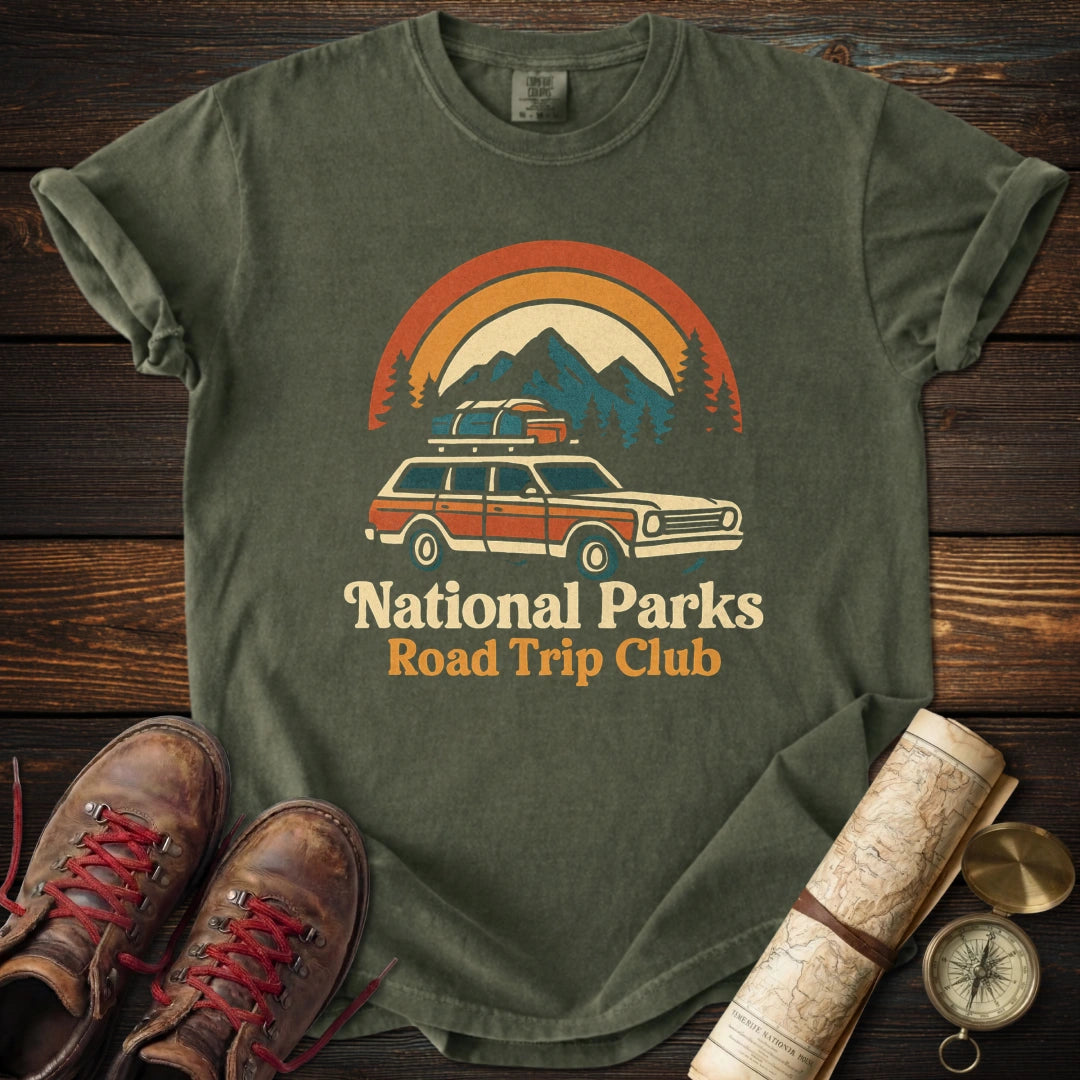 Vintage National Parks Road Trip T-Shirt