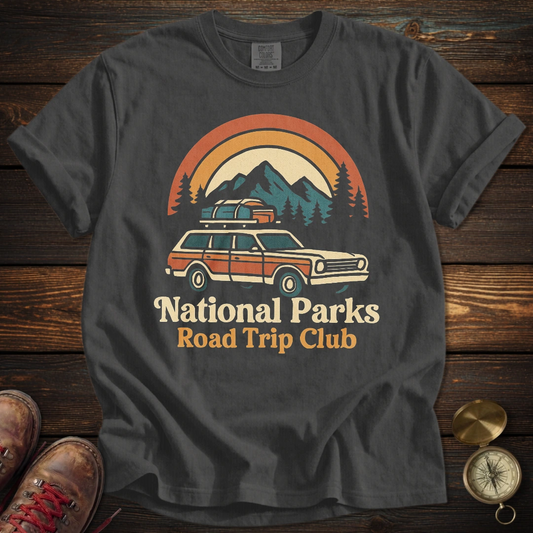 Vintage National Parks Road Trip T-Shirt
